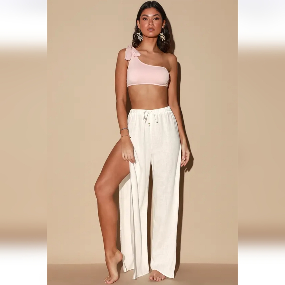 Lulus White Swim Cover-Up Pants